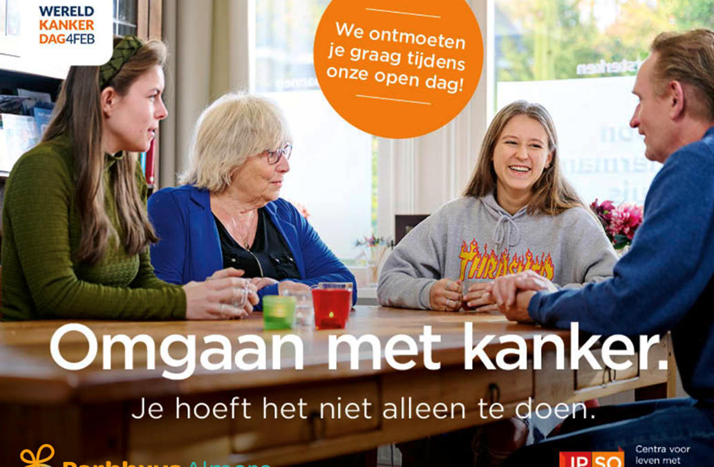Parkhuys Almere organiseert een open dag voor Wereldkankerdag – 2 februari 2025