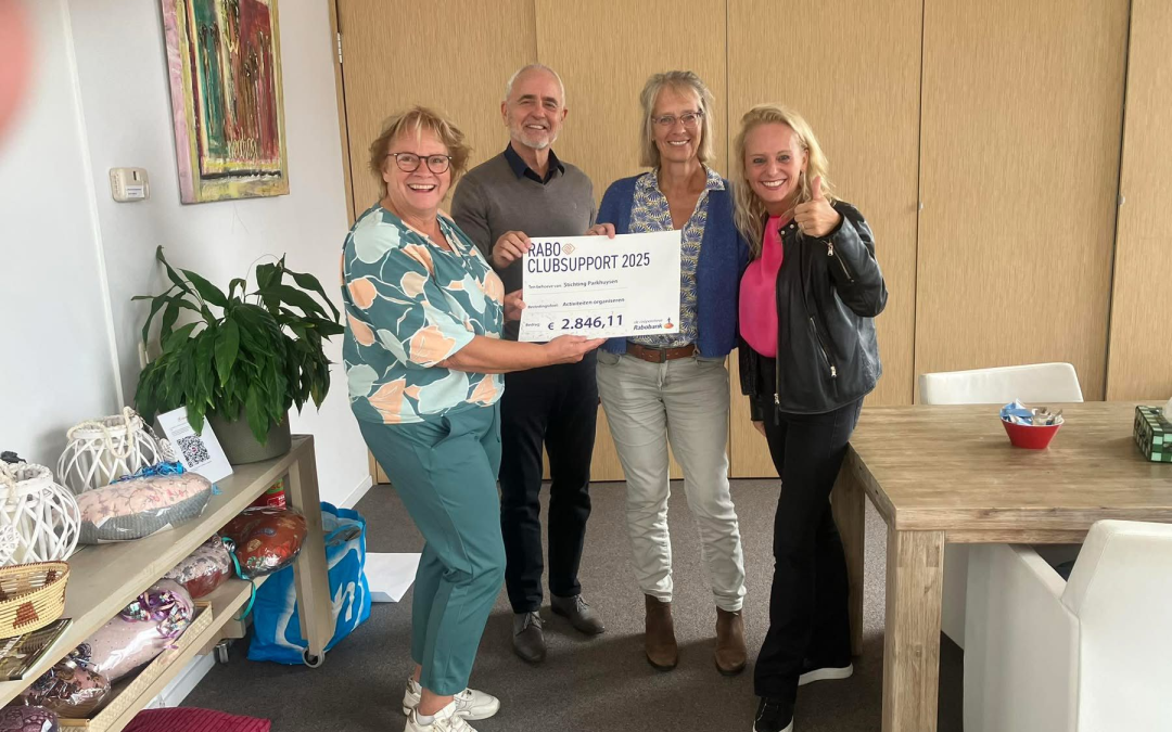 Rabobank: ClubSupport brengt donatie € 2.846,11