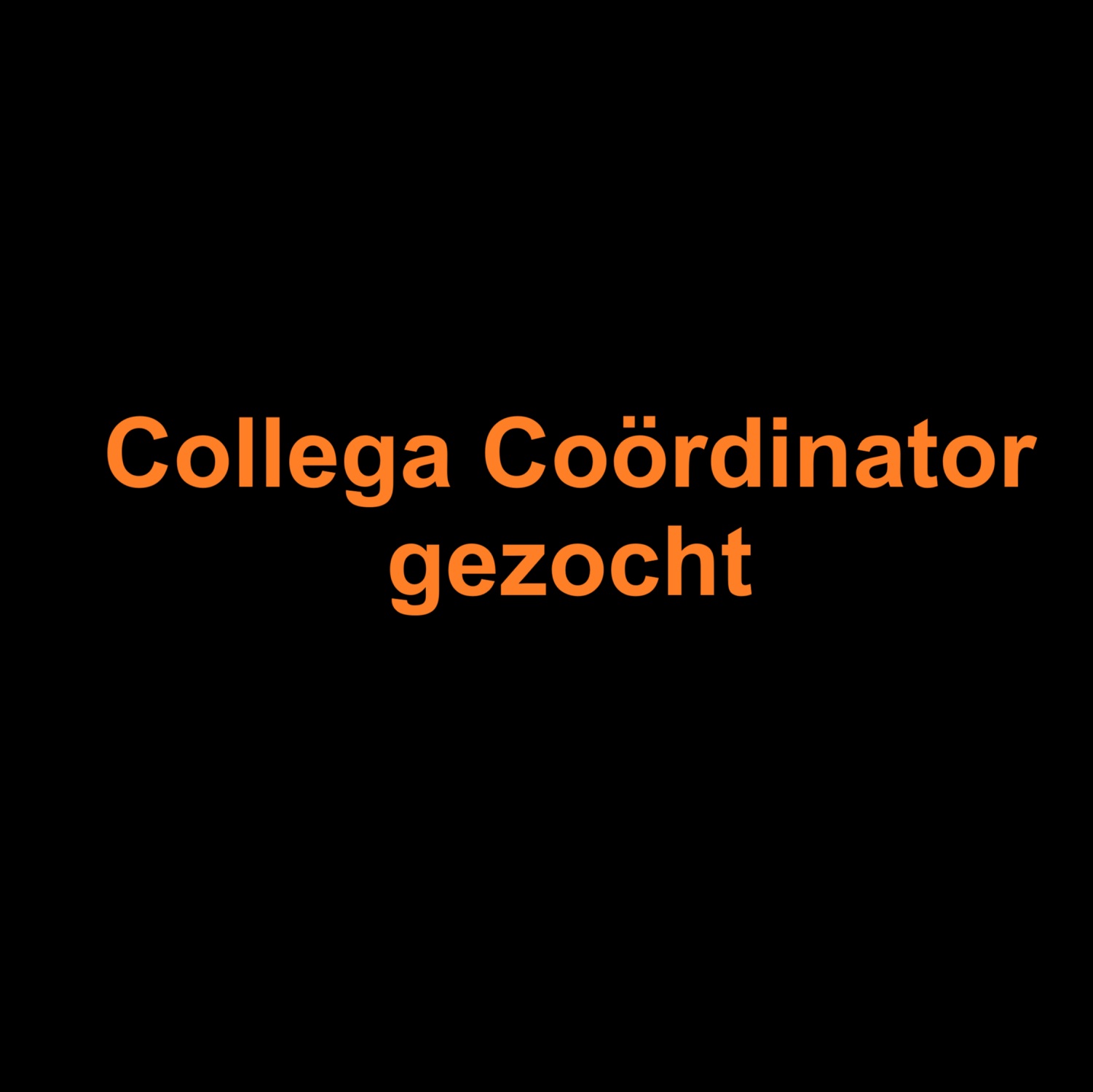 collega gezocht